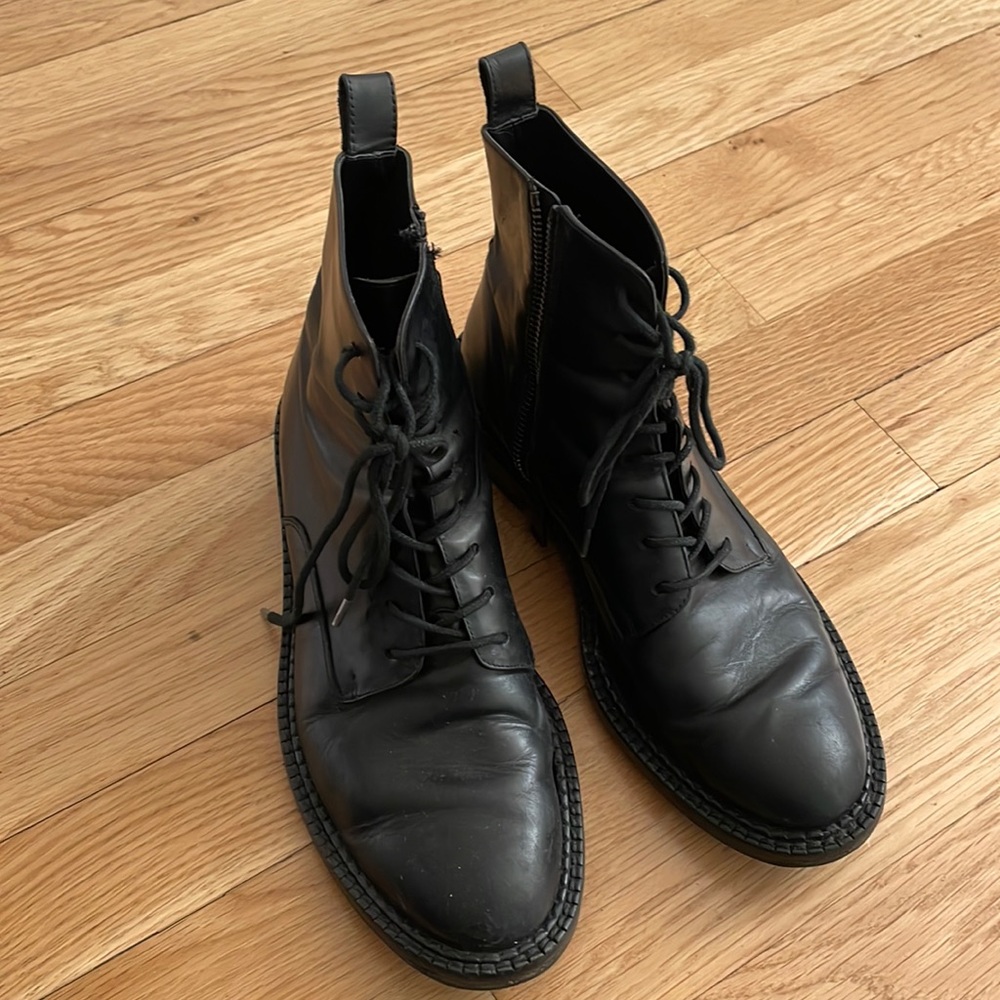 Vince worn combat boots